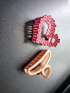 Cute Heart &amp; Claw Clip Set