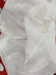 Flowy White Mini Skirt