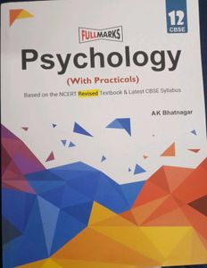 Fullmarks Psychology Class 12 Textbook