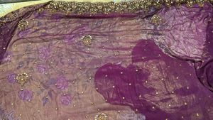 y2k embroidery saree
