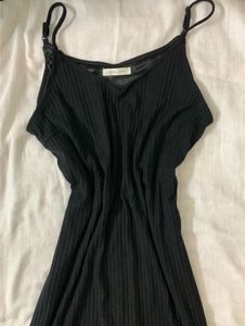 LOWRYS FARM Black Ribbed Camisole Top