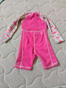 Toddler Girls Rash Guard Swimsuit