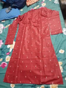 Elegant Men's Red Kurta - 40