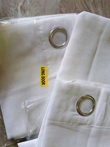 Elegant White Curtain Panel Pack of 2
