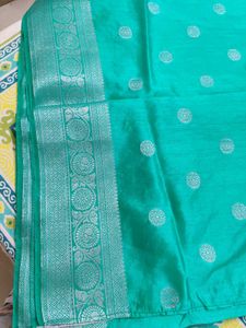 Women Cyan Saree