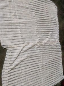 Striped Sheer Fabric Curtains