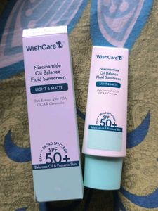 WishCare Niacinamide Oil Balance Sunscreen
