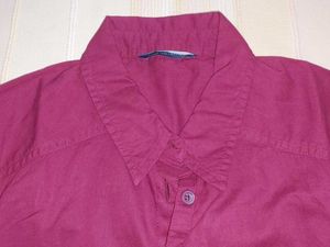 M&amp;S Crimson Formal Shirt