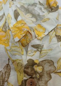 Floral Print Cotton Kurta