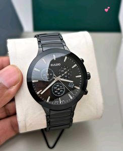 Rado Watch - Chronograph Black &amp; Rose Gold FOR MEN