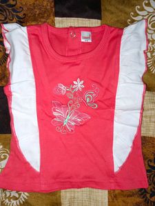 Cute Pink &amp; White Baby Outfit