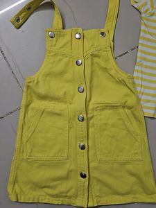 Top N Dungaree Skirt