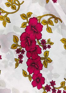 New unused Beautiful Floral Saree