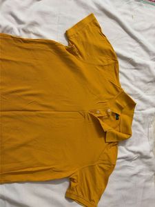 Zudio Mustard Yellow Polo T-Shirt
