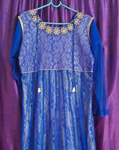 Net Anarkali Gown