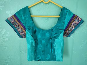 Diwali Offer!! Festive Green Zardosi Sari