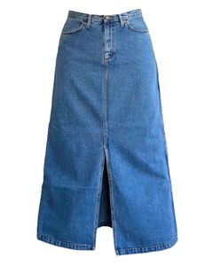 Vintage Eddie Bauer Denim Maxi Skirt