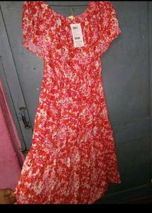 Sera Women Pink Floral A-Line Dress