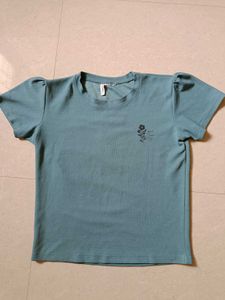 Puff Sleeve Graphic Tee