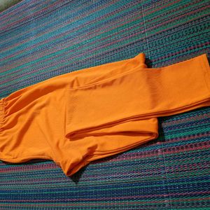 Combo Of 2 Black And Orange Leggings
