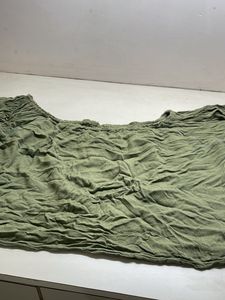 Boho Green Off-Shoulder Tunic Top