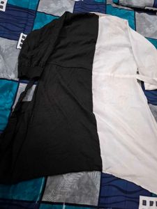 Two-Tone Shirt Dress