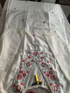 Elegant Embroidered Kurta with Dupatta
