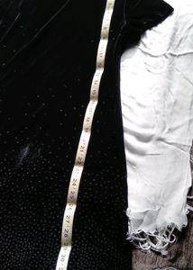Black 🖤 Velvet Western Dress 👗