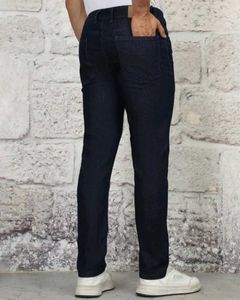 Men's Distressed Dark Wash Jeans