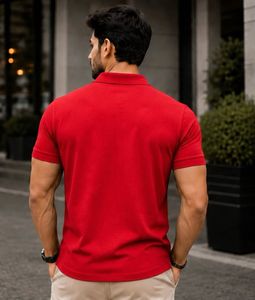 Men's Red Polo Shirt