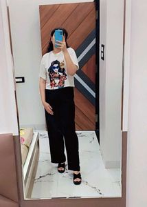 Graphic Print Cropped T-Shirt
