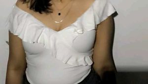 Chic White Ruffle Off-Shoulder Top