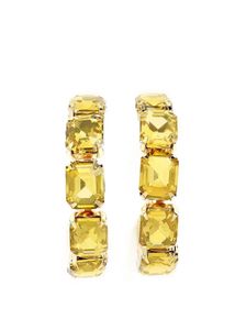 Contemporary hoop earrings