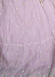 Beautiful Lilac Anarkali gown