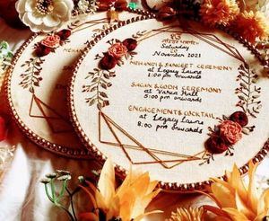 Wedding Hoop In Invitation Style