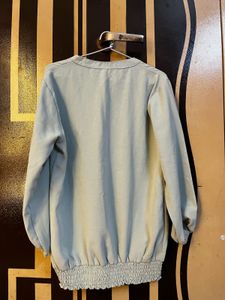 Light Blue Button-Up Blouse
