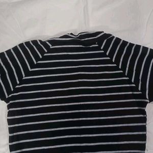 Black And White Striped Shirt