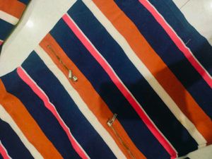 Striped Long Sleeve Dress