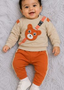 Cute Bear Outfit Set