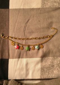 Trendy Layered Star Charm Bracelet