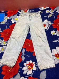 Light Wash Wide Leg Jeans