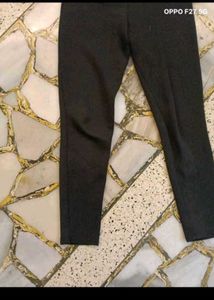 Chic Black Zip Detail Pants