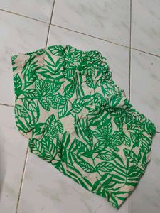 Leaf Print Shorts