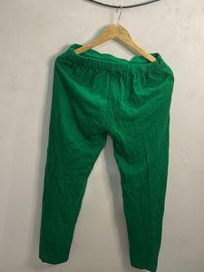 Green Velvet Pants