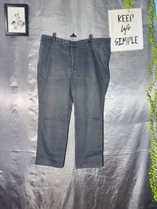 Men's Grey Casual Pants