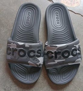 CROCS Black Sliders