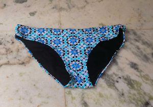 Blue Floral Bikini Bottom