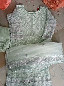 heavy embroidery kurta set combo