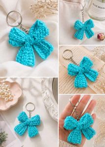 Handmade Crochet Bow 🎀 Keychain