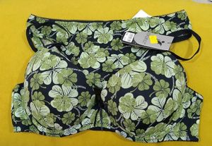 312 -- uplift Clover Print Bra & Panty Set